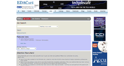 Desktop Screenshot of edacafe.techjobscafe.com